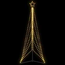 vidaXL LED Christmas Tree 525 LEDs Warm White 302 cm
