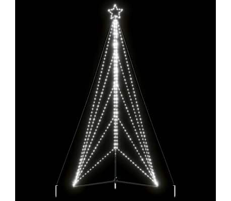 vidaXL LED Christmas Tree 615 LEDs Cold White 404.5 cm