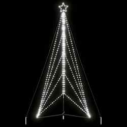 vidaXL LED Christmas Tree 615 LEDs Cold White 404.5 cm