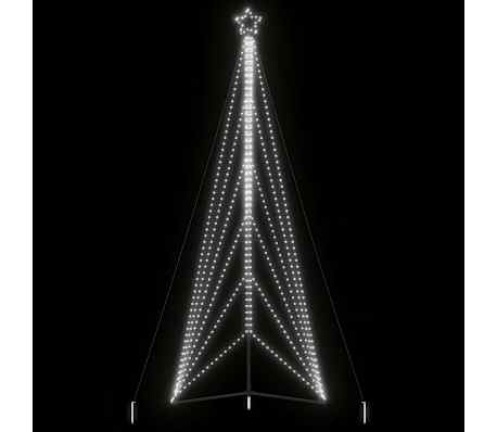 vidaXL LED Christmas Tree 861 LEDs Cold White 478 cm