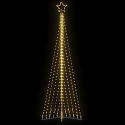 vidaXL LED Christmas Tree 495 LEDs Warm White 302 cm