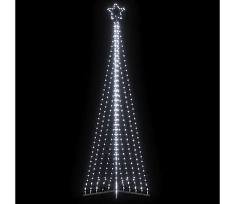 vidaXL LED Christmas Tree 495 LEDs Cold White 302 cm