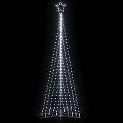 vidaXL LED Christmas Tree 495 LEDs Cold White 302 cm