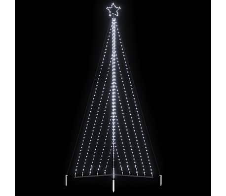 vidaXL LED Christmas Tree 570 LEDs Cold White 404.5 cm