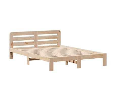 vidaXL Cadre de lit sans matelas 140x200 cm bois massif de pin