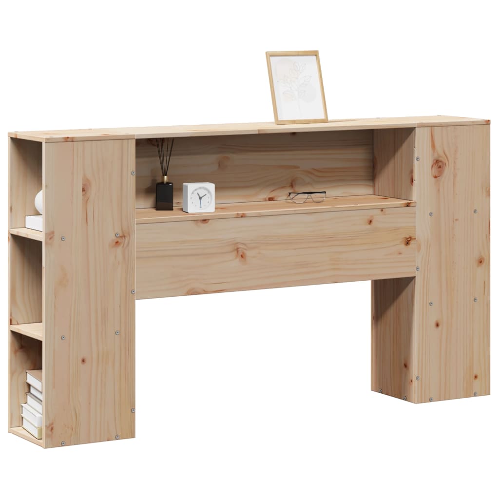 vidaXL Čelo postele s úložným prostorem 120 cm masivní borovice
