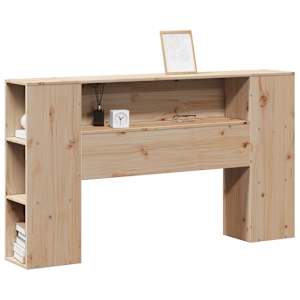Čelo postele s úložným prostorem 120 cm masivní borovice - obrázek 2