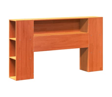 vidaXL Čelo postele s &uacute;ložn&yacute;m prostorem voskově hněd&eacute; 120 cm borovice