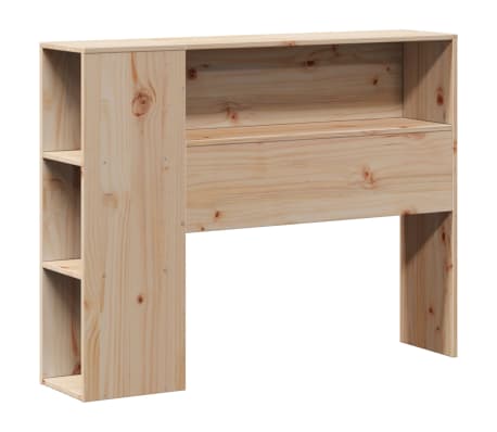 vidaXL T&ecirc;te de lit avec rangement 90 cm bois massif de pin
