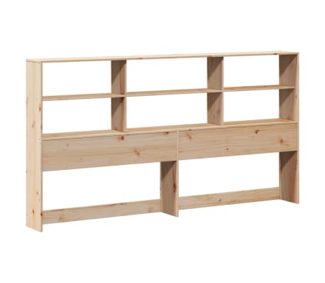 vidaXL Cabecero de cama con almacenaje madera maciza de pino 180 cm