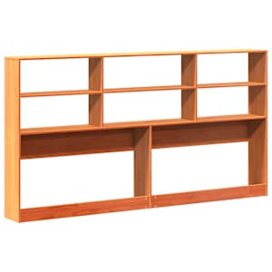 Čelo postele s úložným prostorem voskově hnědé 180 cm borovice - obrázek 6