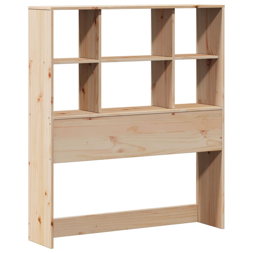 vidaXL Hoofdbord met opbergruimte 75 cm massief grenenhout afbeelding