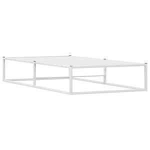 Rám postele bez matrace bílý 90x200 cm kovový - obrázek 6