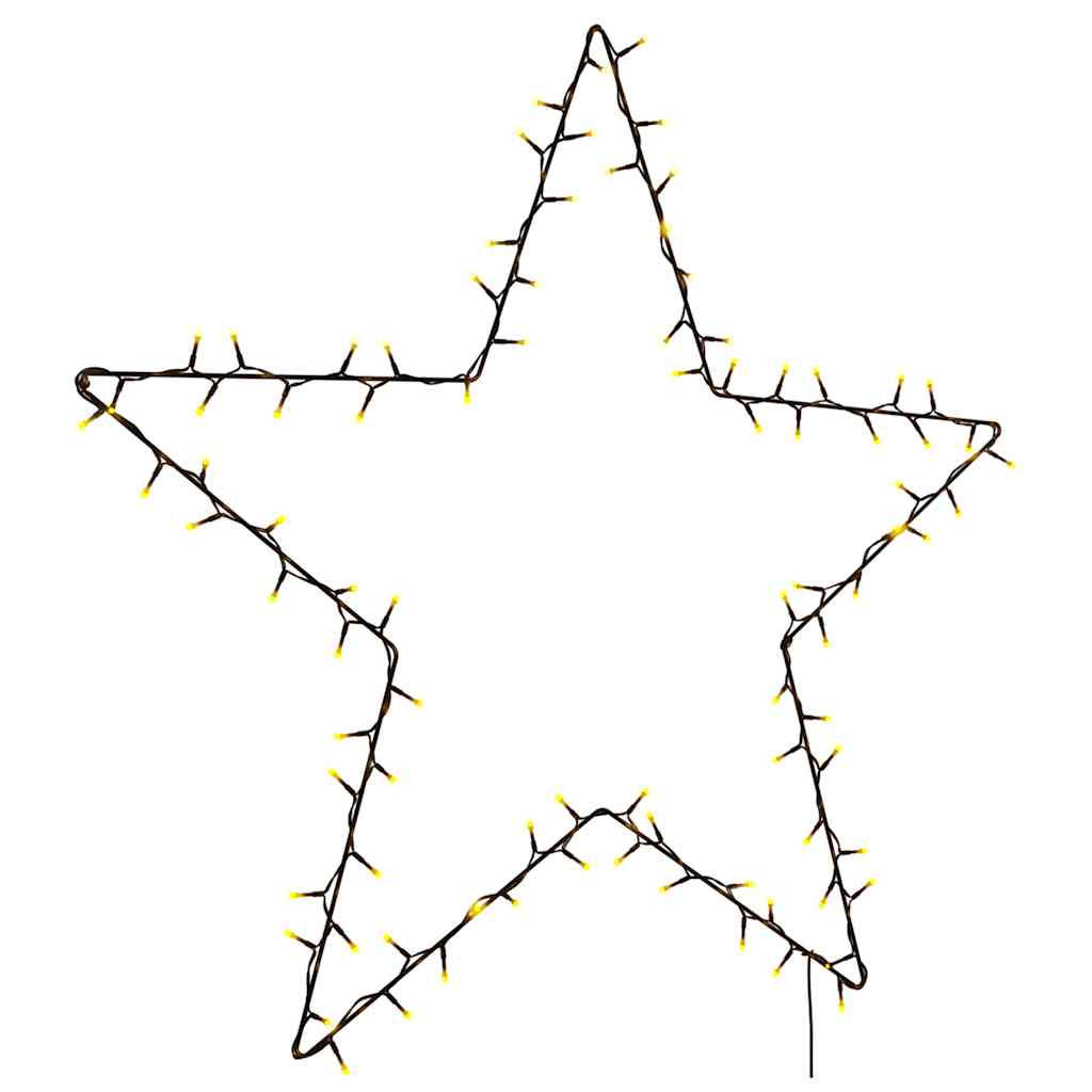 Thumbnail - vidaXL Weihnachtsbeleuchtung Stern-Silhouette 115 LEDs Warmweiß