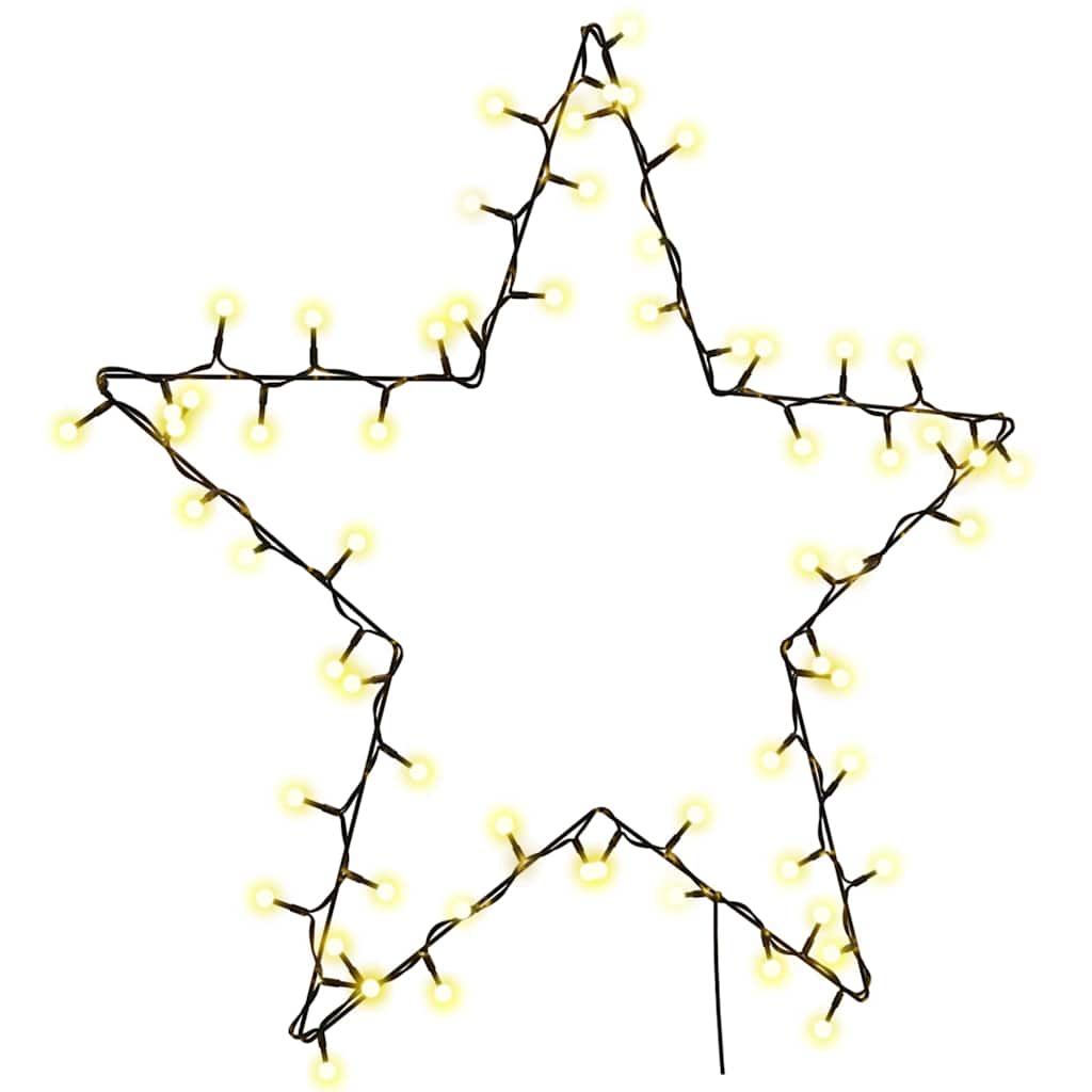 vidaXL Vianočné osvetlenie Star Silhouette 80 LED diód Teplá biela