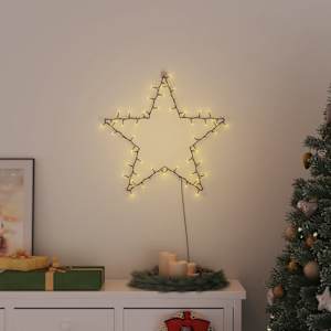 Vánoční osvětlení hvězda silueta 80 LED teplá bílá - obrázek 1