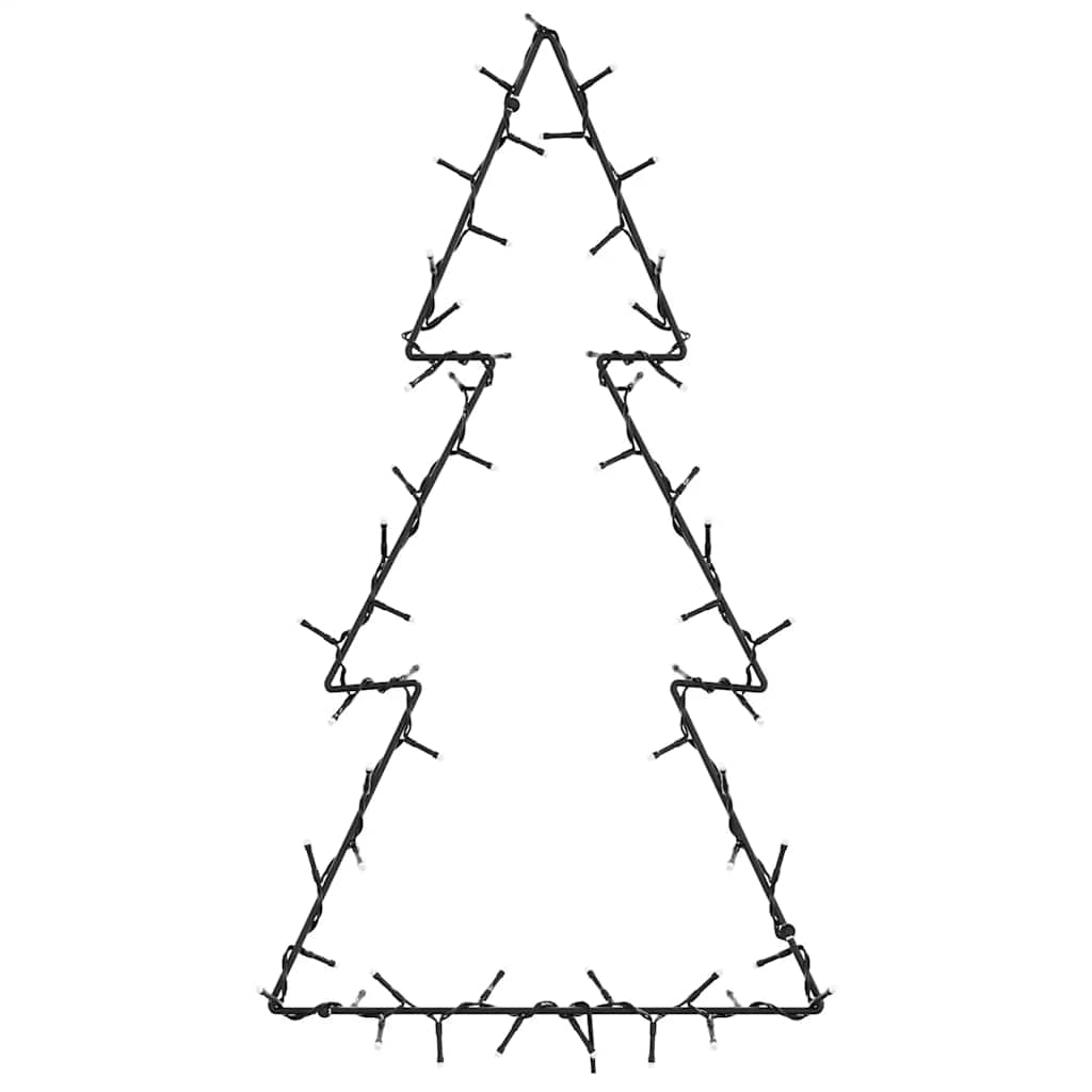 Thumbnail - vidaXL Weihnachtsbeleuchtung Weihnachtsbaum-Silhouette 80 LEDs