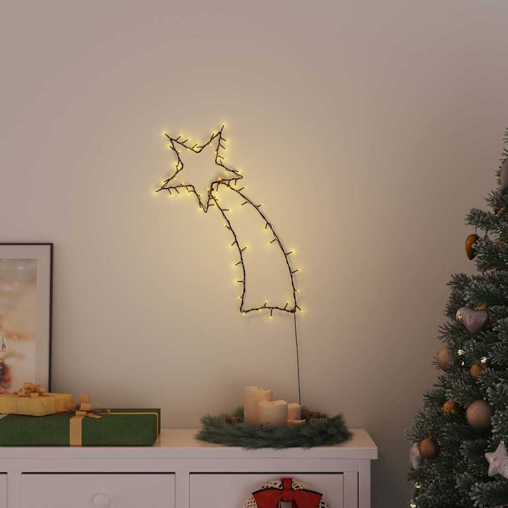 Vianočné osvetlenie silueta padajúcej hviezdy 80 LED diód 4019606