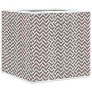 Skládací úložné boxy 4 ks hnědé 32x32x32 cm netkaná textilie - obrázek 11
