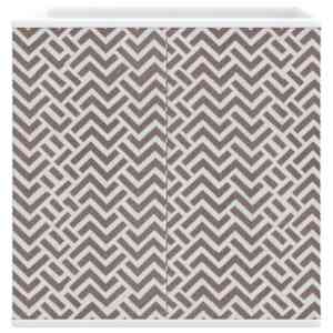 Skládací úložné boxy 10 ks hnědé 32x32x32 cm netkaná textilie - obrázek 10