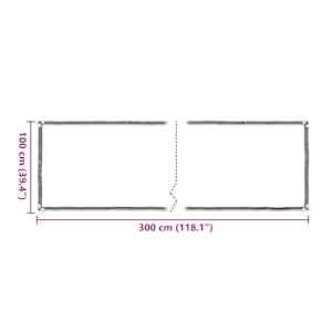 Kryt na rostliny s oky 1x3 m Polyethylen - obrázek 10