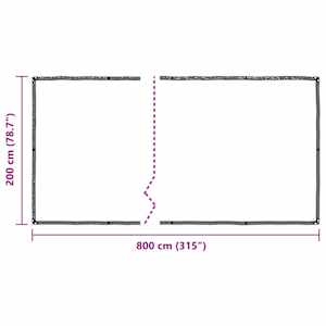 Kryt na rostliny s oky 2x8 m Polyethylen - obrázek 10