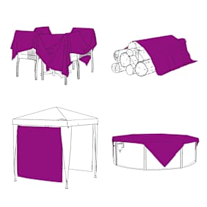 Kryt na rostliny s oky 2x4 m PVC - obrázek 4