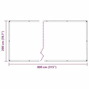 Kryt na rostliny s oky 2x8 m PVC - obrázek 10
