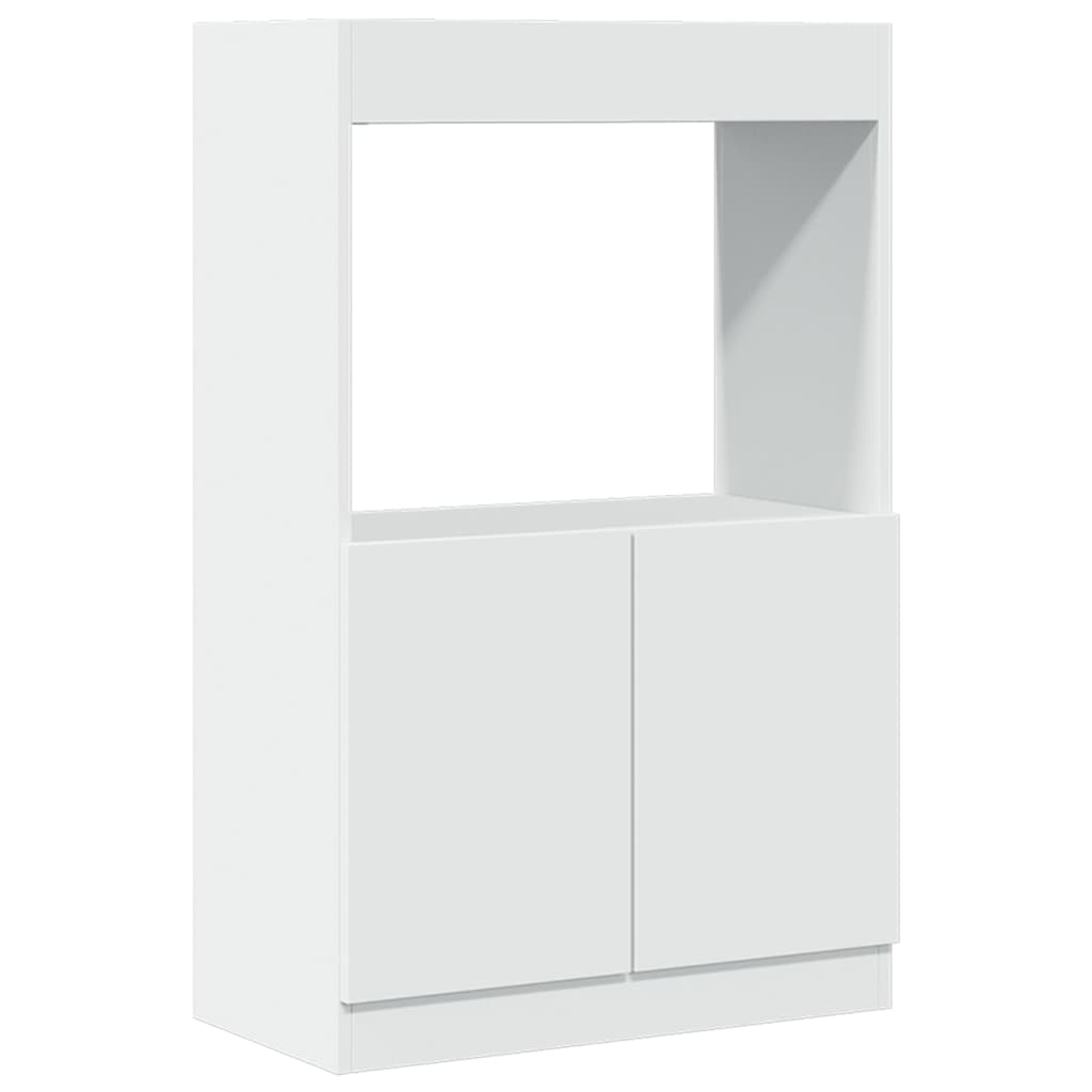 vidaXL Skříň highboard bílá 63 x 33 x 100 cm kompozitní dřevo