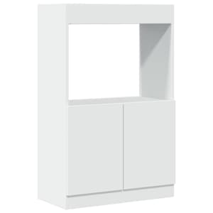 Skříň highboard bílá 63 x 33 x 100 cm kompozitní dřevo - obrázek 2