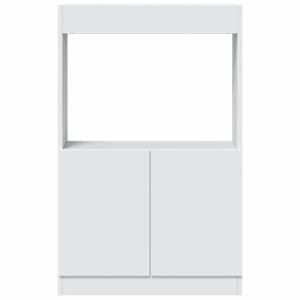 Skříň highboard bílá 63 x 33 x 100 cm kompozitní dřevo - obrázek 5