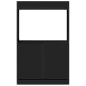 Skříň highboard černá 63 x 33 x 100 cm kompozitní dřevo - obrázek 5