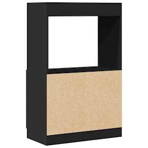 Skříň highboard černá 63 x 33 x 100 cm kompozitní dřevo - obrázek 7