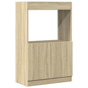 Skříň highboard dub sonoma 63 x 33 x 100 cm kompozitní dřevo - obrázek 2