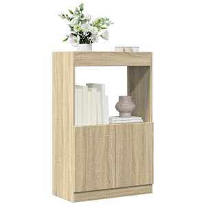 Skříň highboard dub sonoma 63 x 33 x 100 cm kompozitní dřevo - obrázek 1