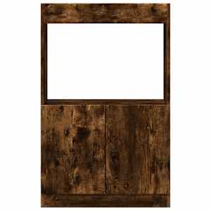 Skříň highboard kouřový dub 63 x 33 x 100 cm kompozitní dřevo - obrázek 5