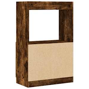 Skříň highboard kouřový dub 63 x 33 x 100 cm kompozitní dřevo - obrázek 7