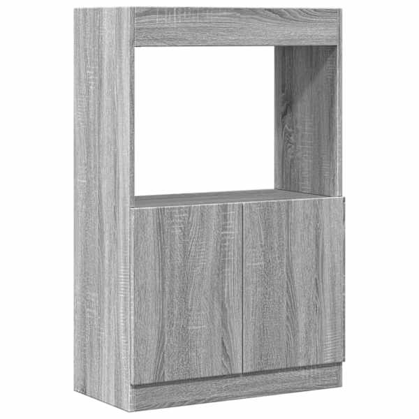 vidaXL k&otilde;rge kapp, hall Sonoma tamm, 63x33x100 cm, tehispuit