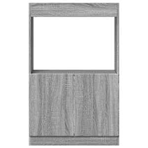 Skříň highboard šedá sonoma 63 x 33 x 100 cm kompozitní dřevo - obrázek 5