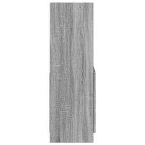 Skříň highboard šedá sonoma 63 x 33 x 100 cm kompozitní dřevo - obrázek 6