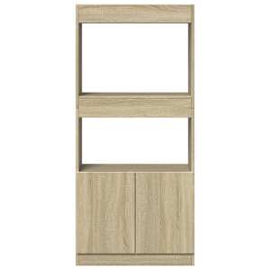 Skříň highboard dub sonoma 63 x 33 x 140 cm kompozitní dřevo - obrázek 5