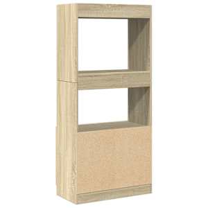 Skříň highboard dub sonoma 63 x 33 x 140 cm kompozitní dřevo - obrázek 7