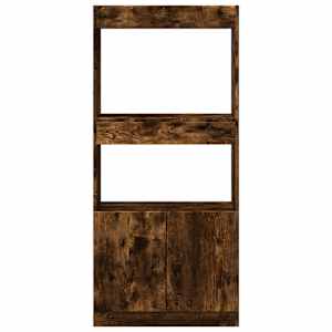 Skříň highboard kouřový dub 63 x 33 x 140 cm kompozitní dřevo - obrázek 5