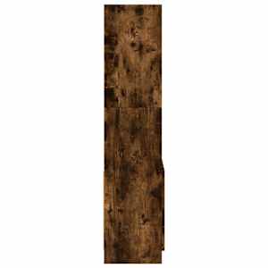 Skříň highboard kouřový dub 63 x 33 x 140 cm kompozitní dřevo - obrázek 6
