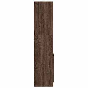 Skříň highboard hnědý dub 63 x 33 x 140 cm kompozitní dřevo - obrázek 6