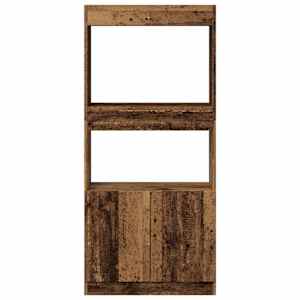 Skříň highboard old wood 63 x 33 x 140 cm kompozitní dřevo - obrázek 5