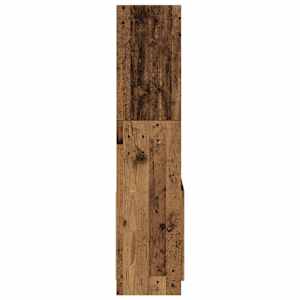 Skříň highboard old wood 63 x 33 x 140 cm kompozitní dřevo - obrázek 6