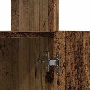 Skříň highboard old wood 63 x 33 x 140 cm kompozitní dřevo - obrázek 10