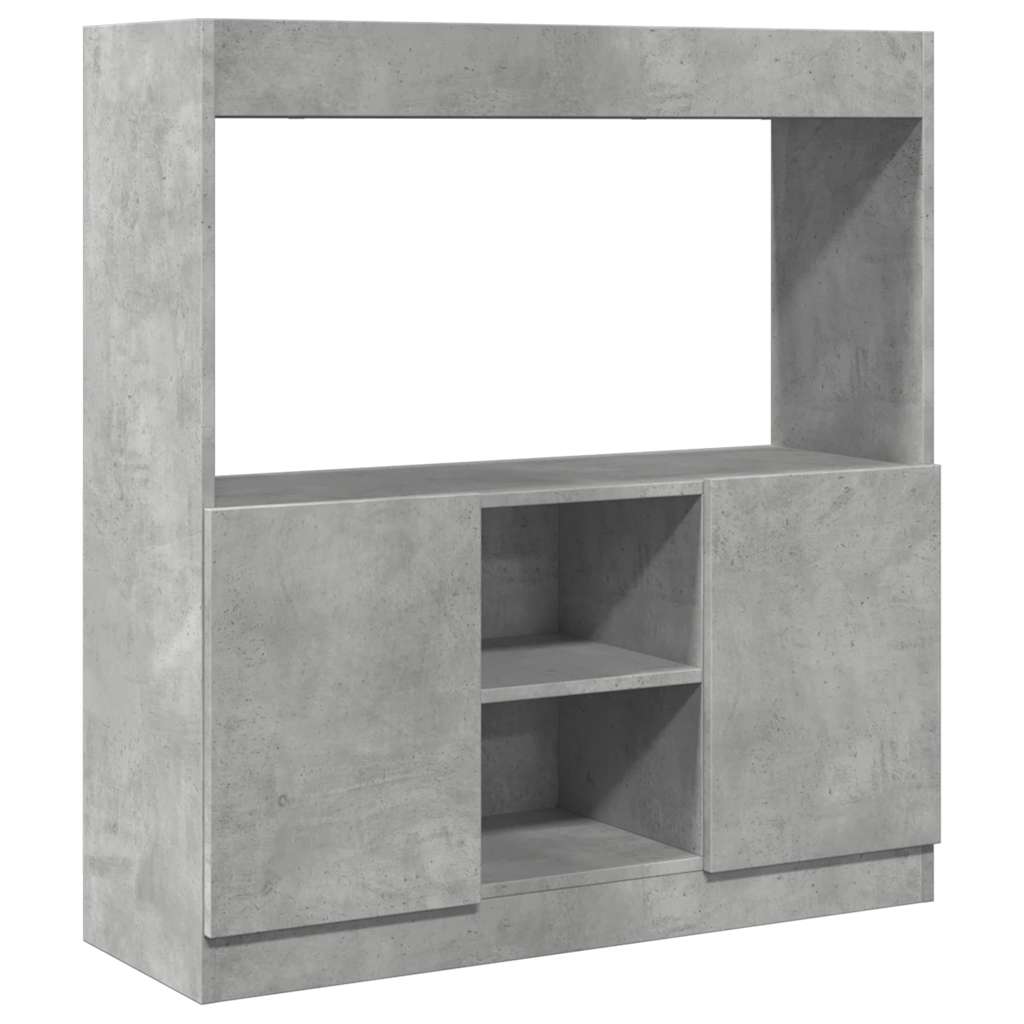 vidaXL Skříň highboard betonově šedá 92 x 33 x 100 cm kompozitní dřevo