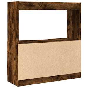 Skříň highboard kouřový dub 92 x 33 x 100 cm kompozitní dřevo - obrázek 7